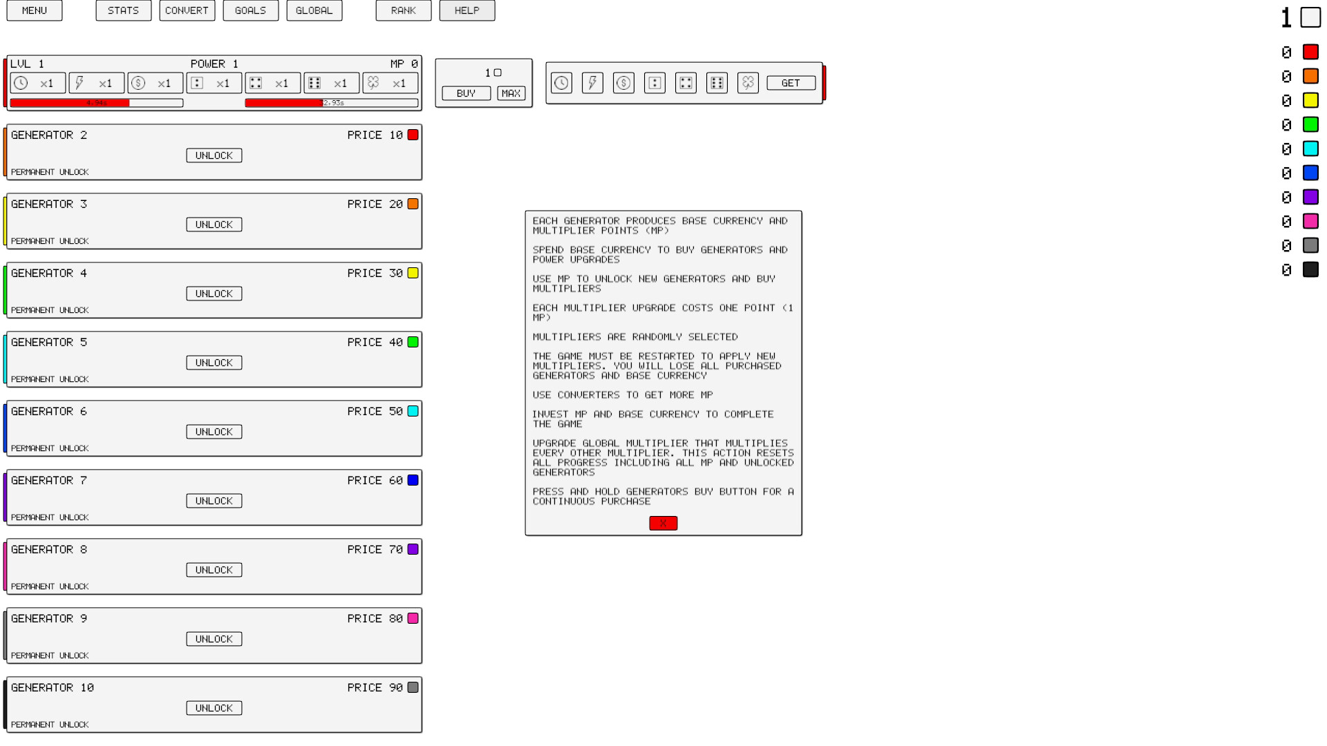 Idle: Multipliers screenshot 1