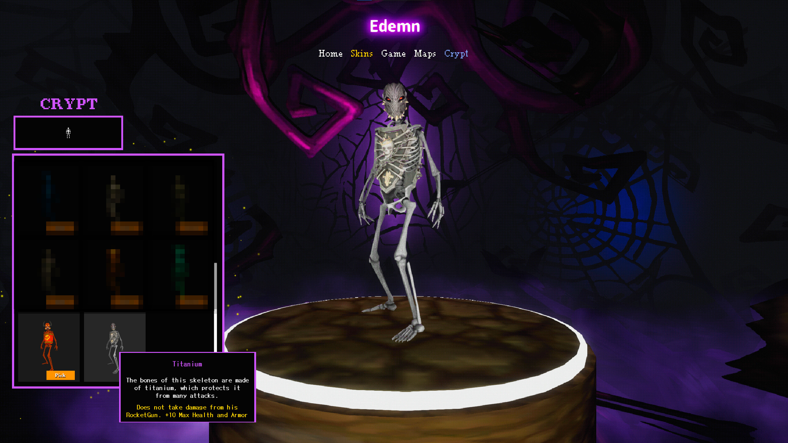 Edemn - Titanium Skeleton screenshot 1