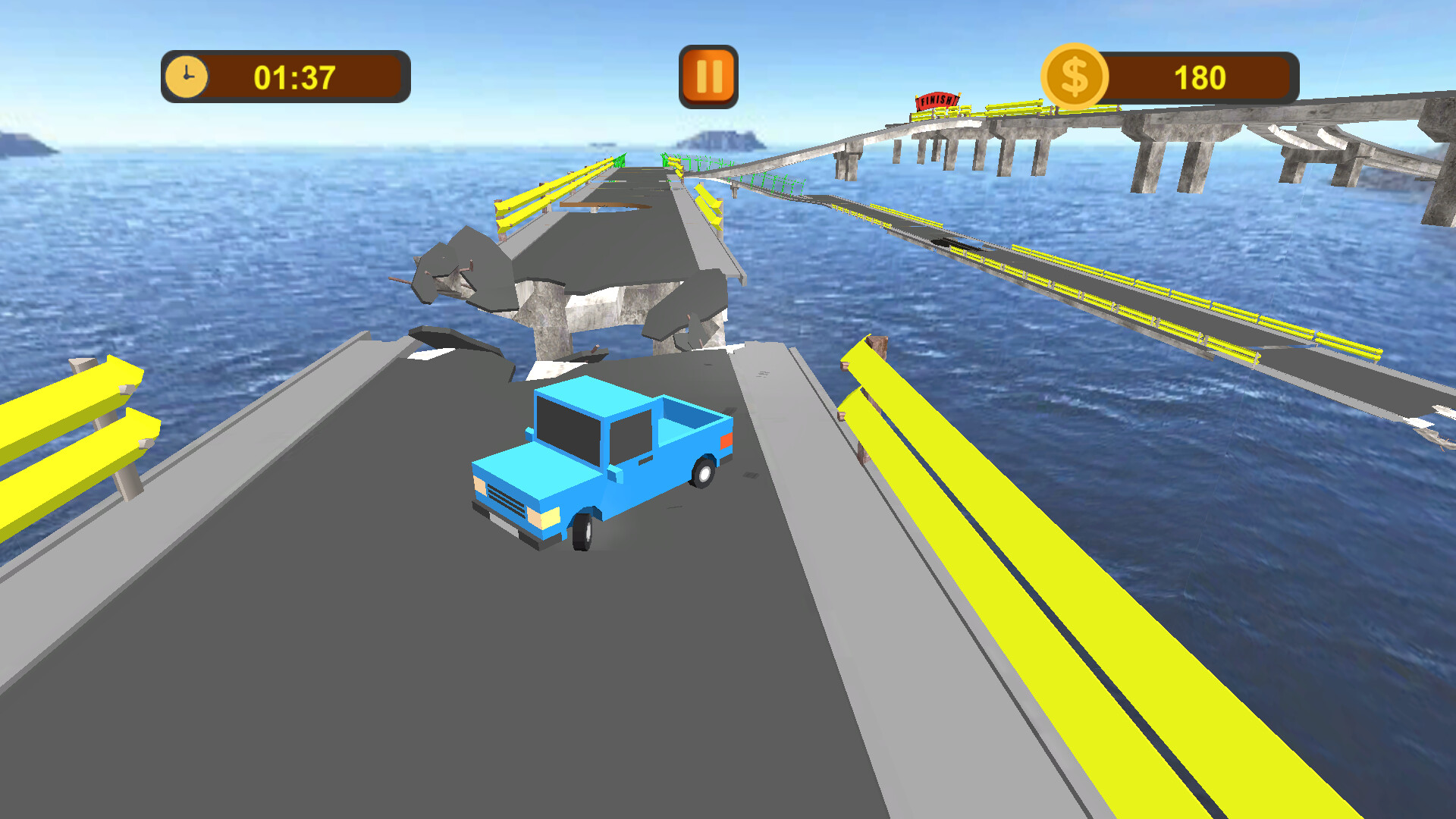 Crossing Damaged Bridge screenshot 3
