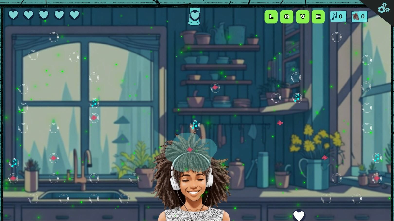 Pegdrop Hearts screenshot 1
