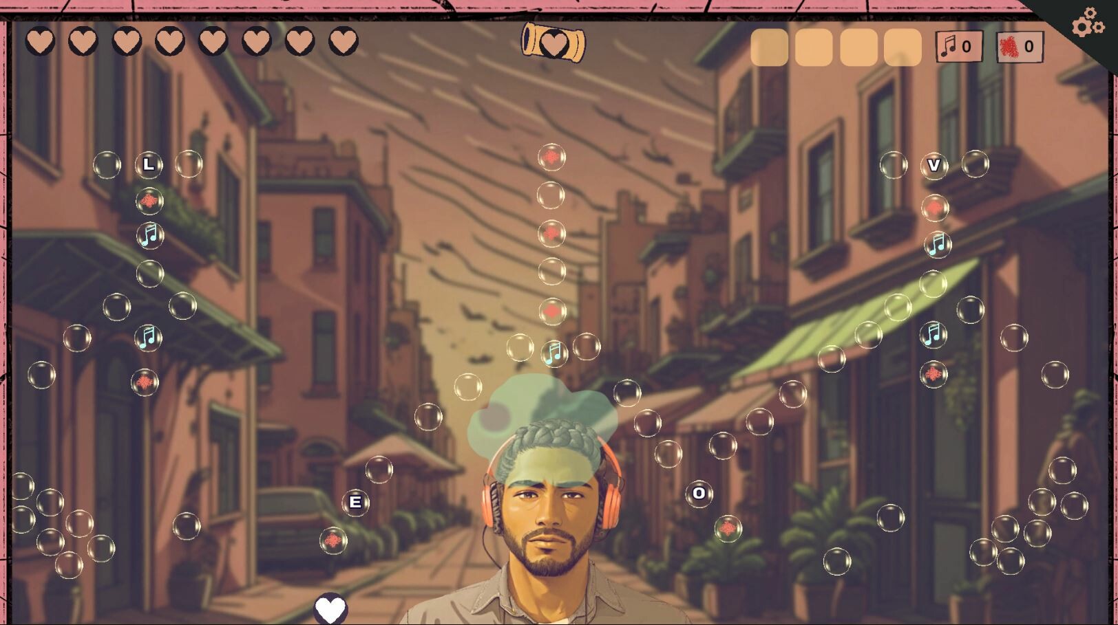 Pegdrop Hearts screenshot 2