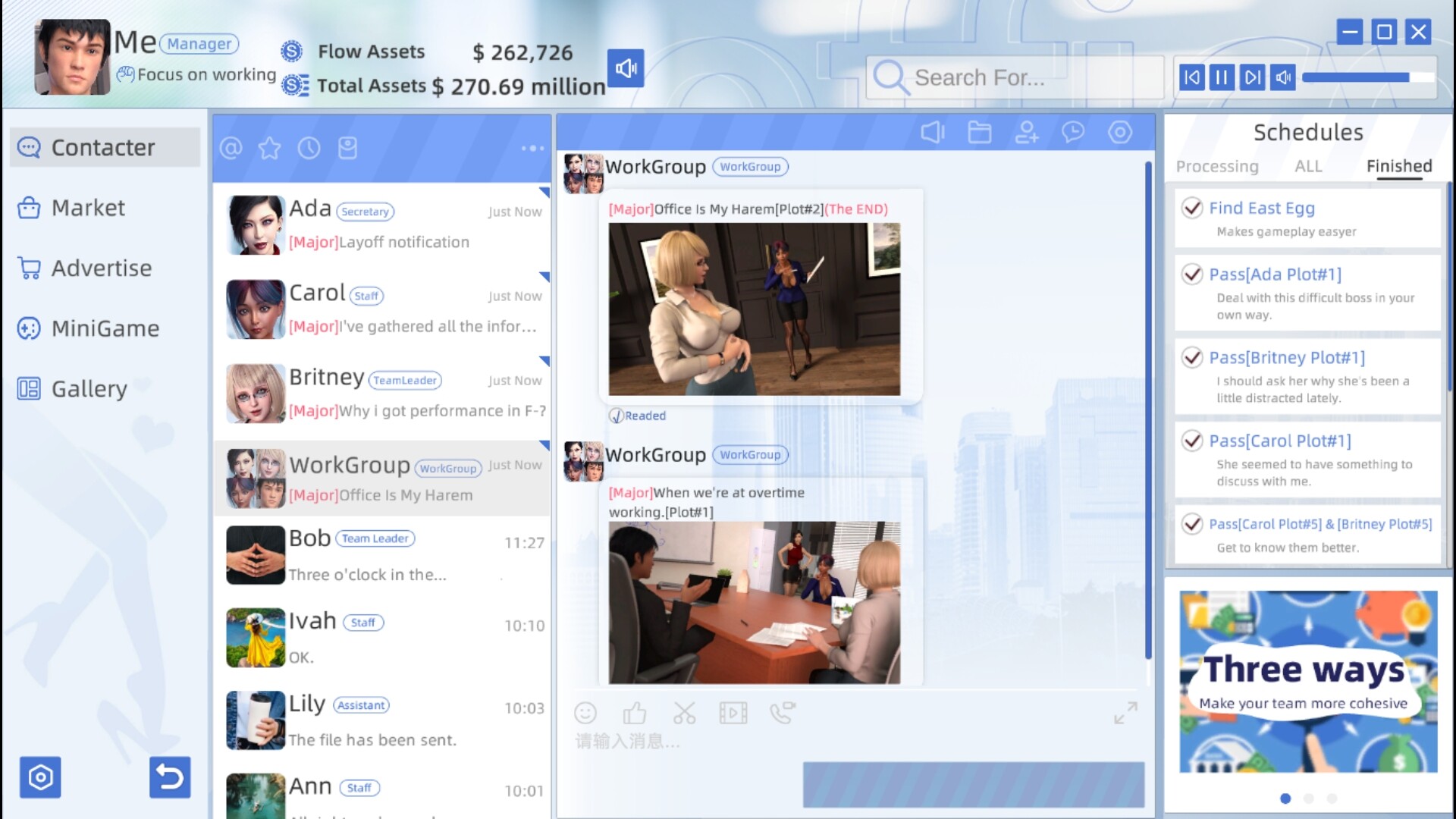 Office Is My Harem🔞 screenshot 3