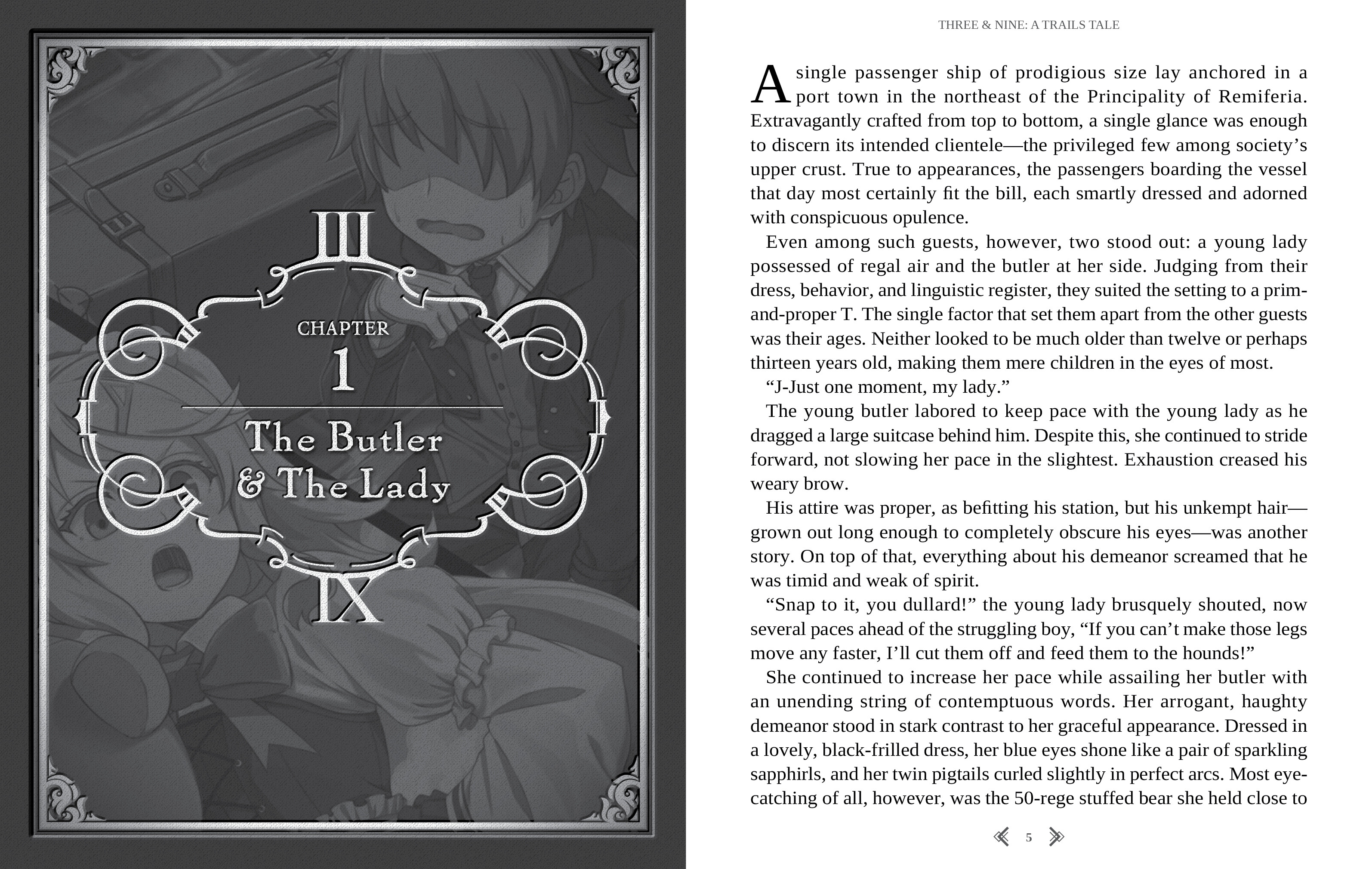 The Legend of Heroes: Trails into Reverie - Three & Nine: A Trails Tale Novel screenshot 2
