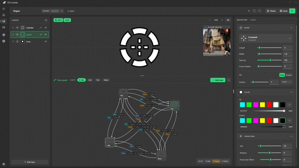 EZ-Crosshair — Custom Crosshair Overlay & Aim Trainer screenshot