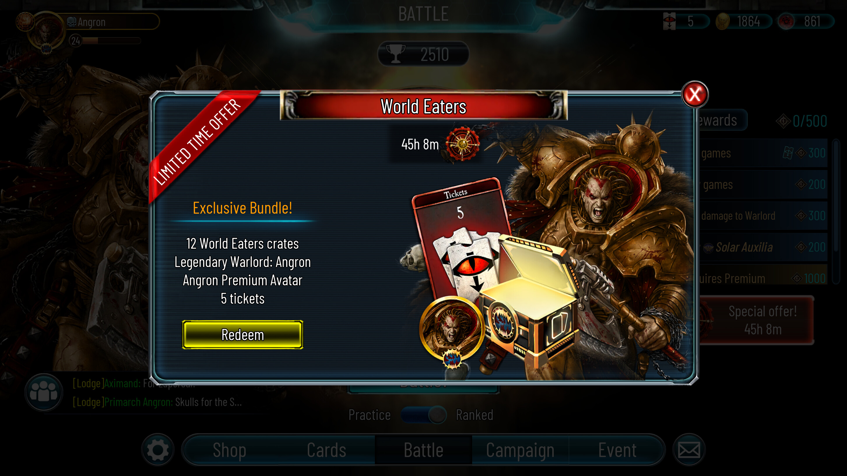 Warhammer Horus Heresy: Legions - World Eaters Skulls bundle screenshot 3