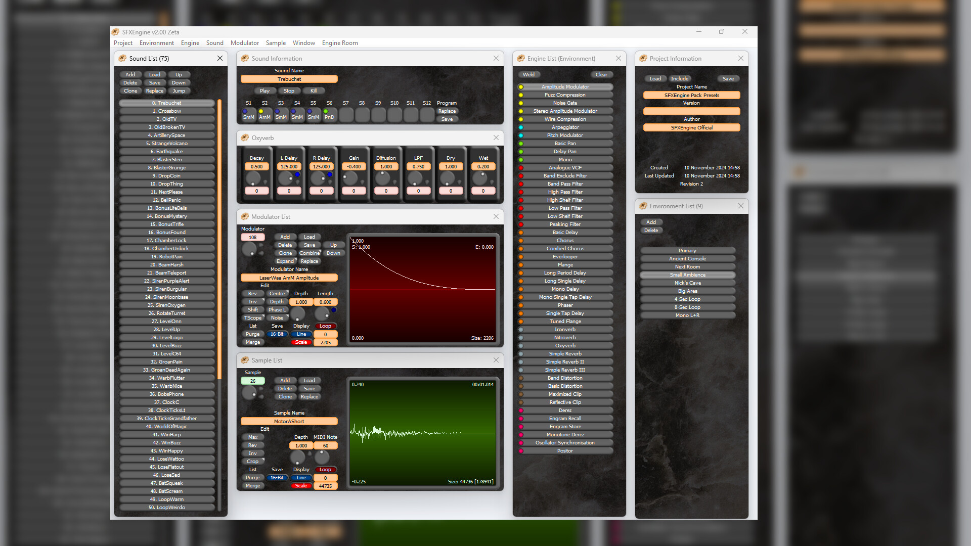 SFXEngine screenshot 1