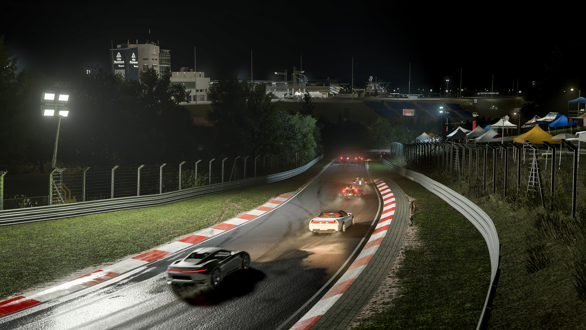 Panel de ajustes avanzados en Forza Motorsport: Captura de las opciones para personalizar la aerodinámica y el sistema de suspensión.