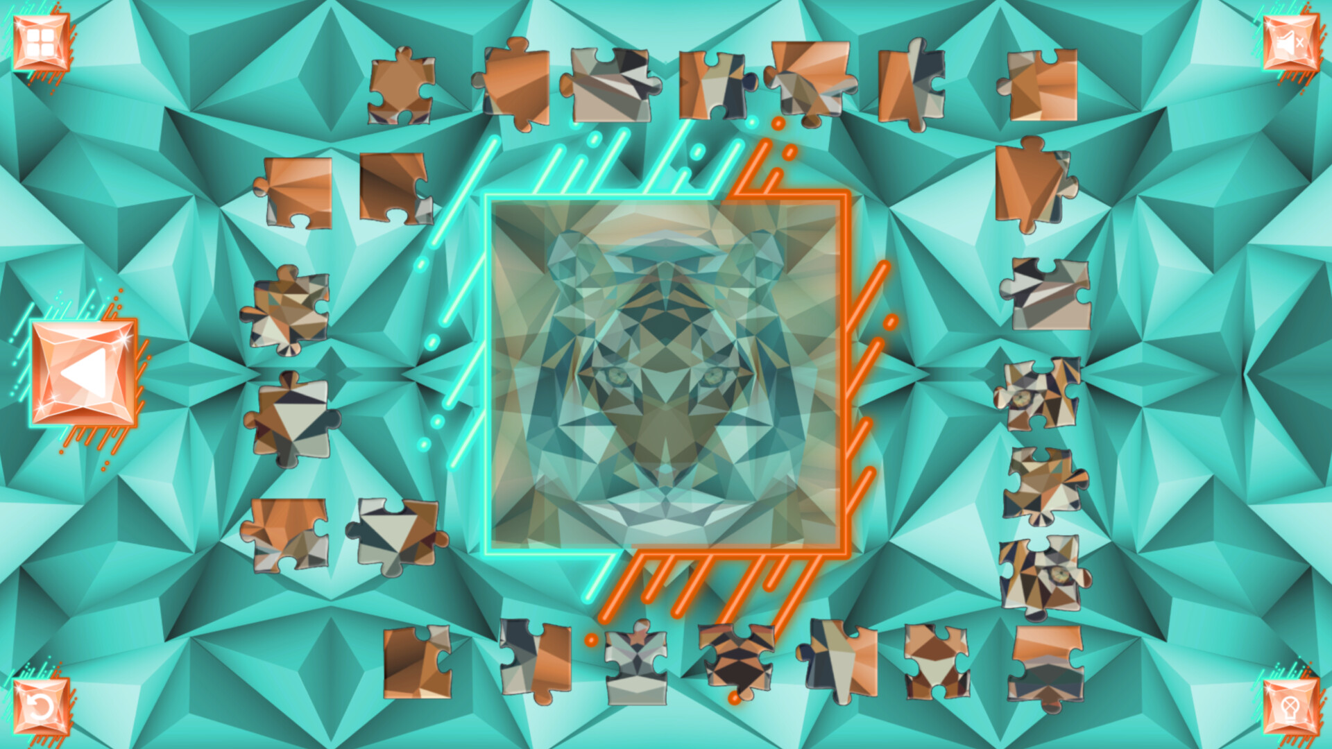 Poly Jigsaw: Predators screenshot 3