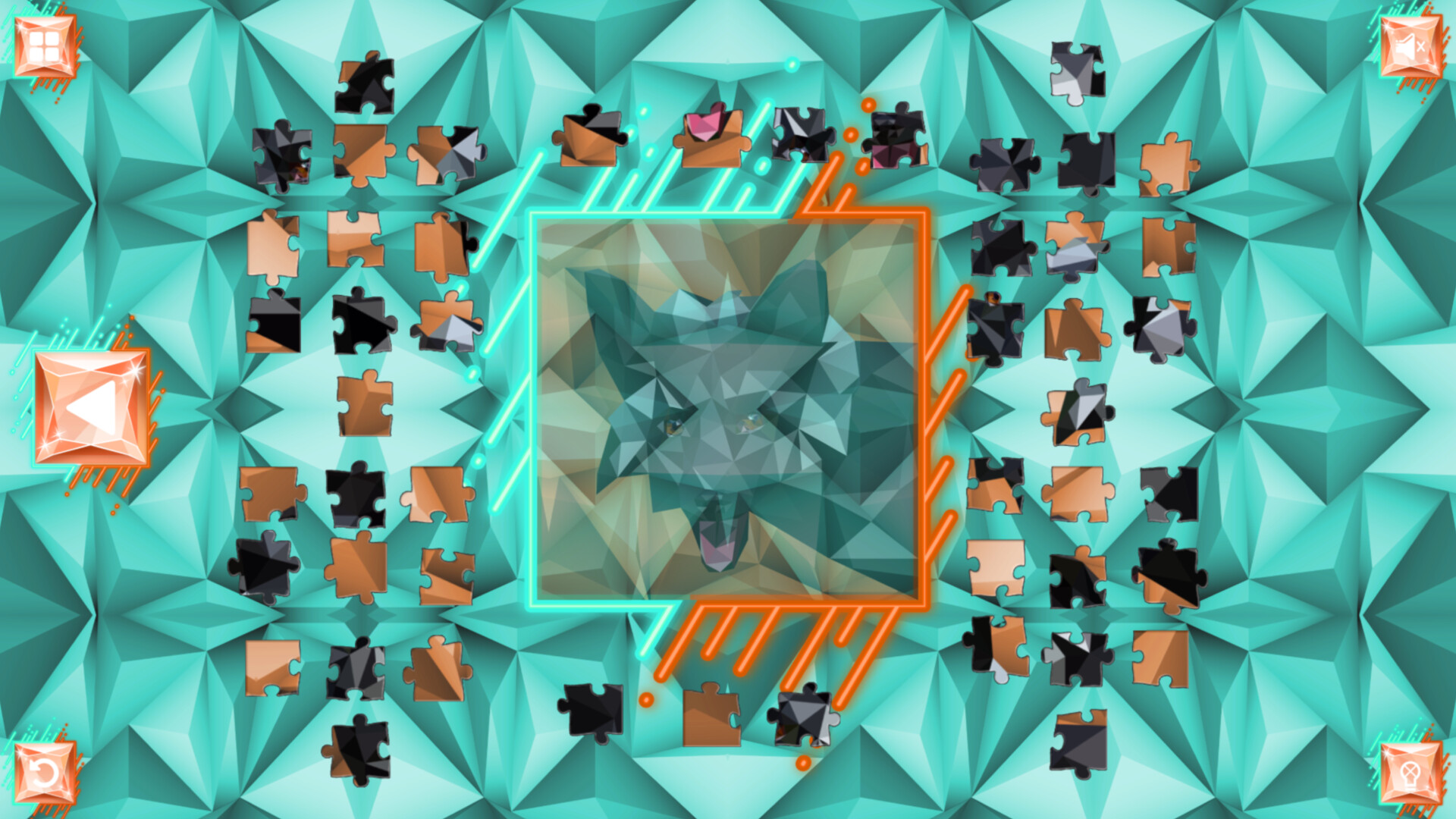 Poly Jigsaw: Predators screenshot 5