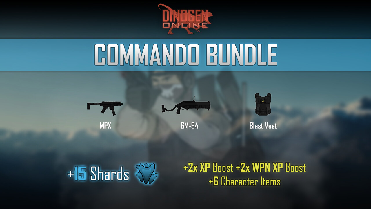 Dinogen Online: Commando Bundle screenshot 1