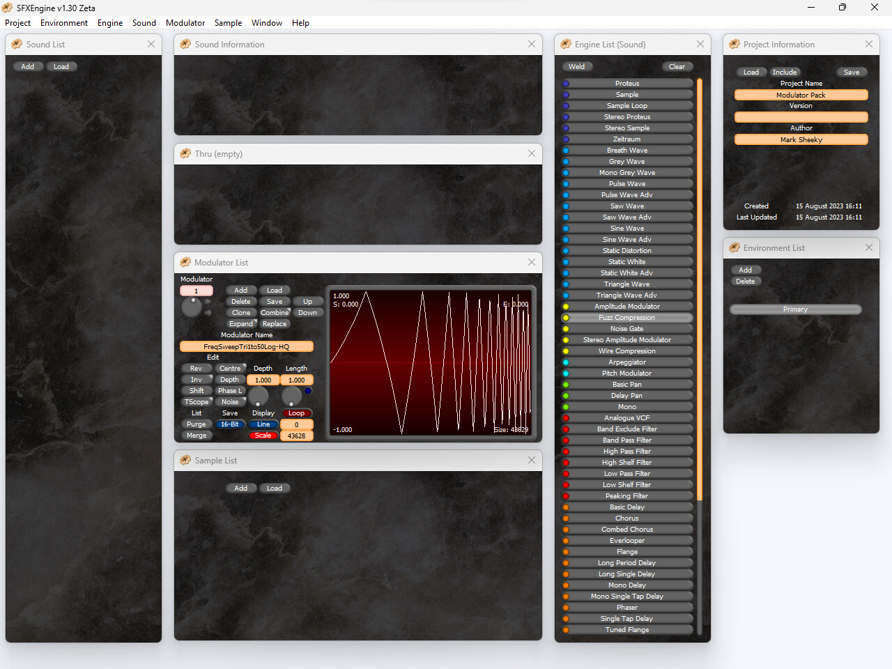 SFXEngine Modulator Pack screenshot 3