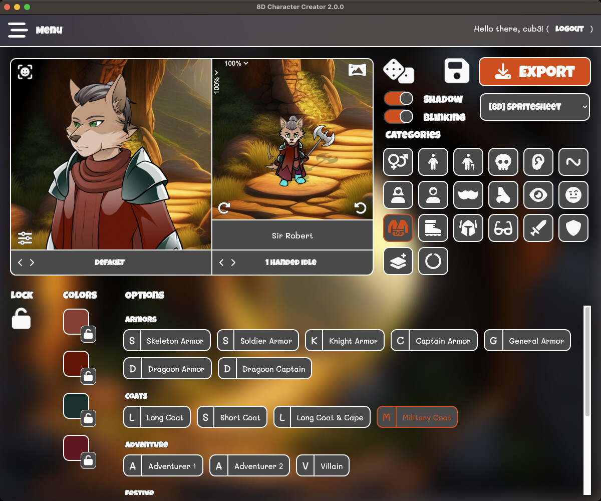 8D Character Creator screenshot 4