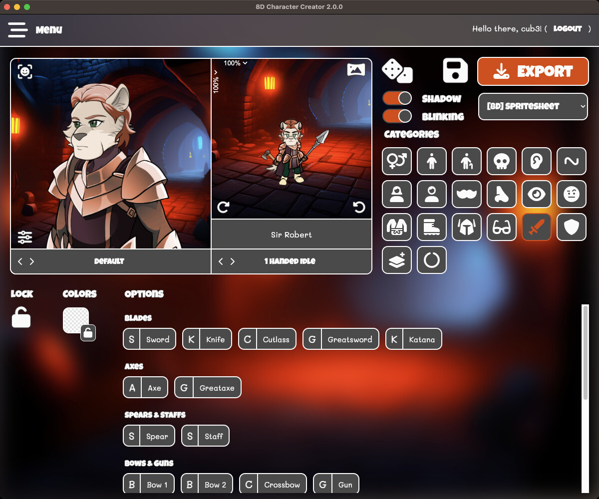 8D Character Creator screenshot 5