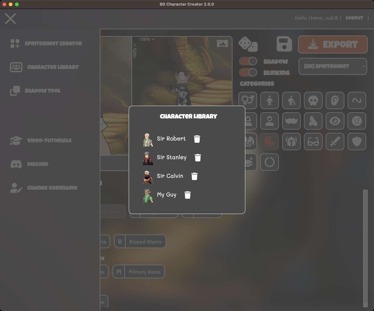 8D Character Creator screenshot 3