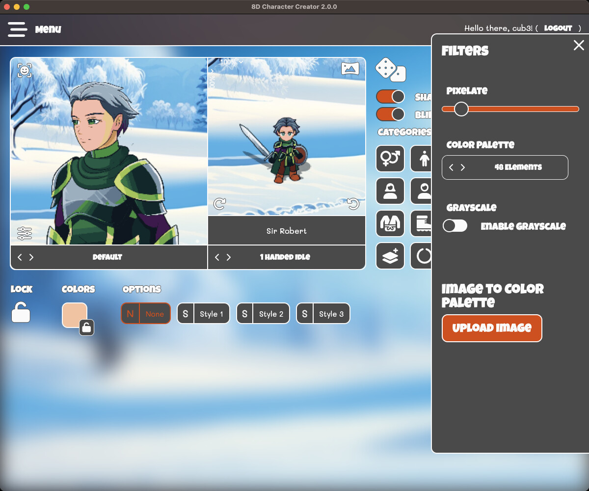 8D Character Creator screenshot 2