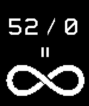 52 / 0 = ∞