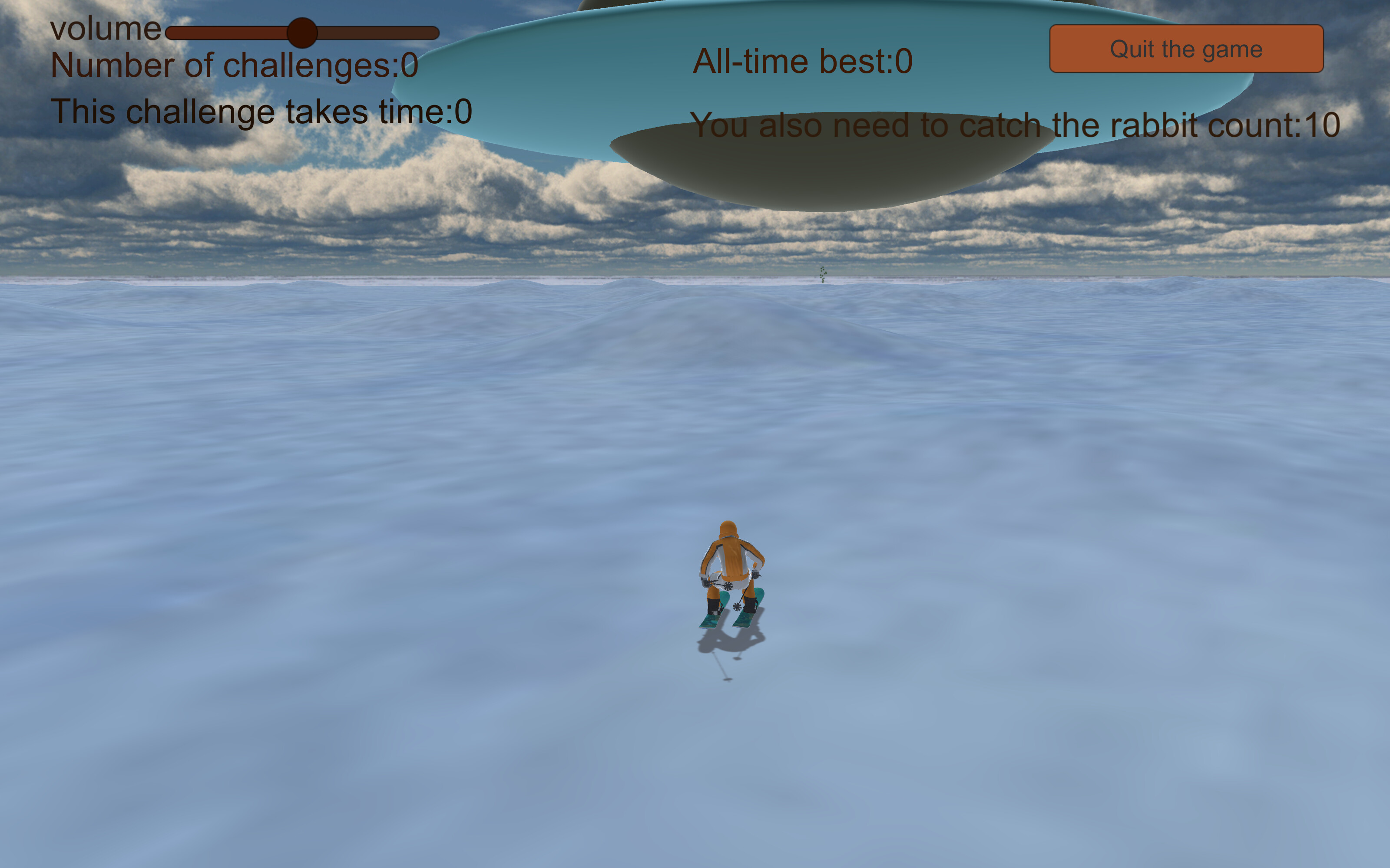 Chasing rabbits in snow screenshot 3