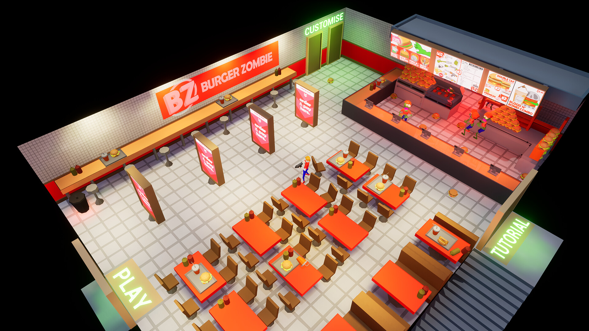 Burger Zombies screenshot 2