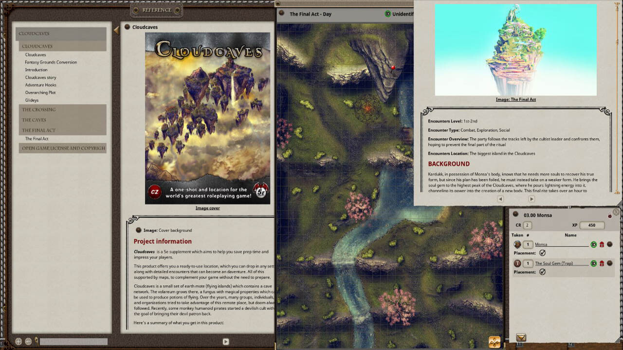 Fantasy Grounds - Cloudcaves screenshot 4