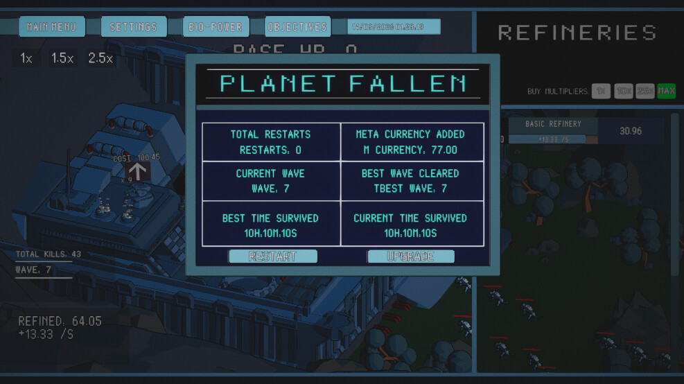 Planet Fall: Endless Wave screenshot 3
