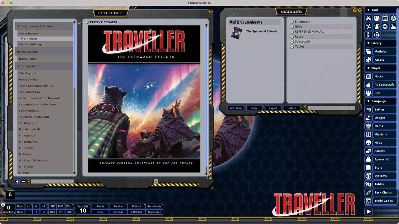 Fantasy Grounds - The Spinward Extents screenshot 2