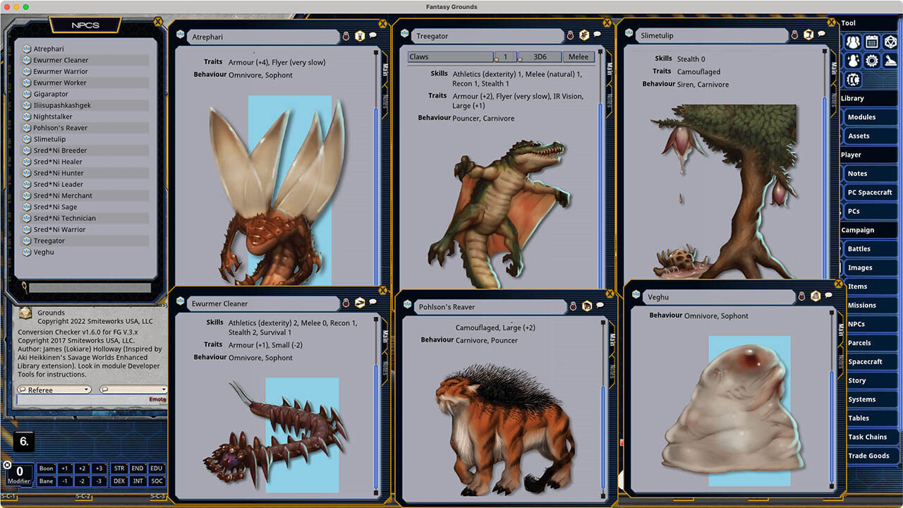 Fantasy Grounds - The Spinward Extents screenshot 3