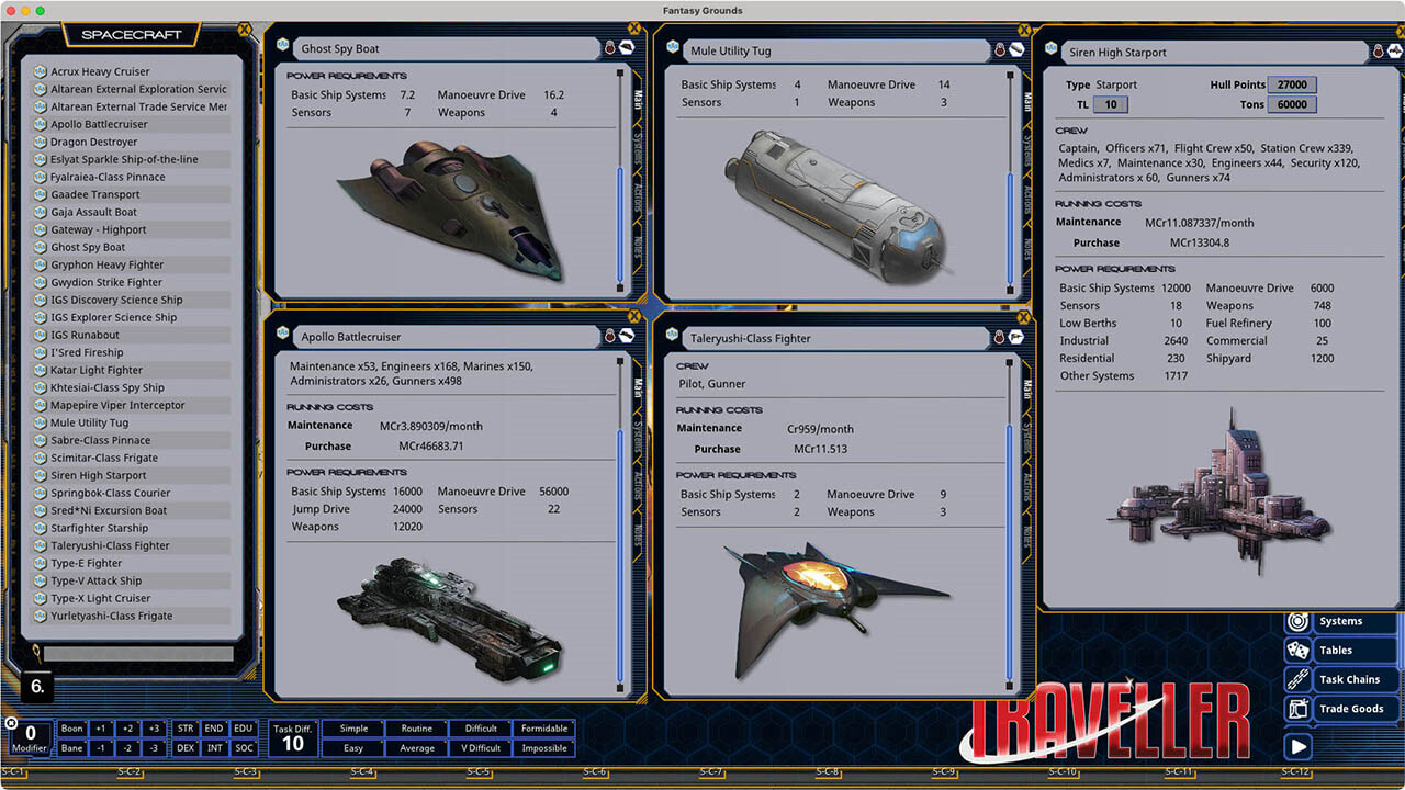 Fantasy Grounds - The Spinward Extents screenshot 6