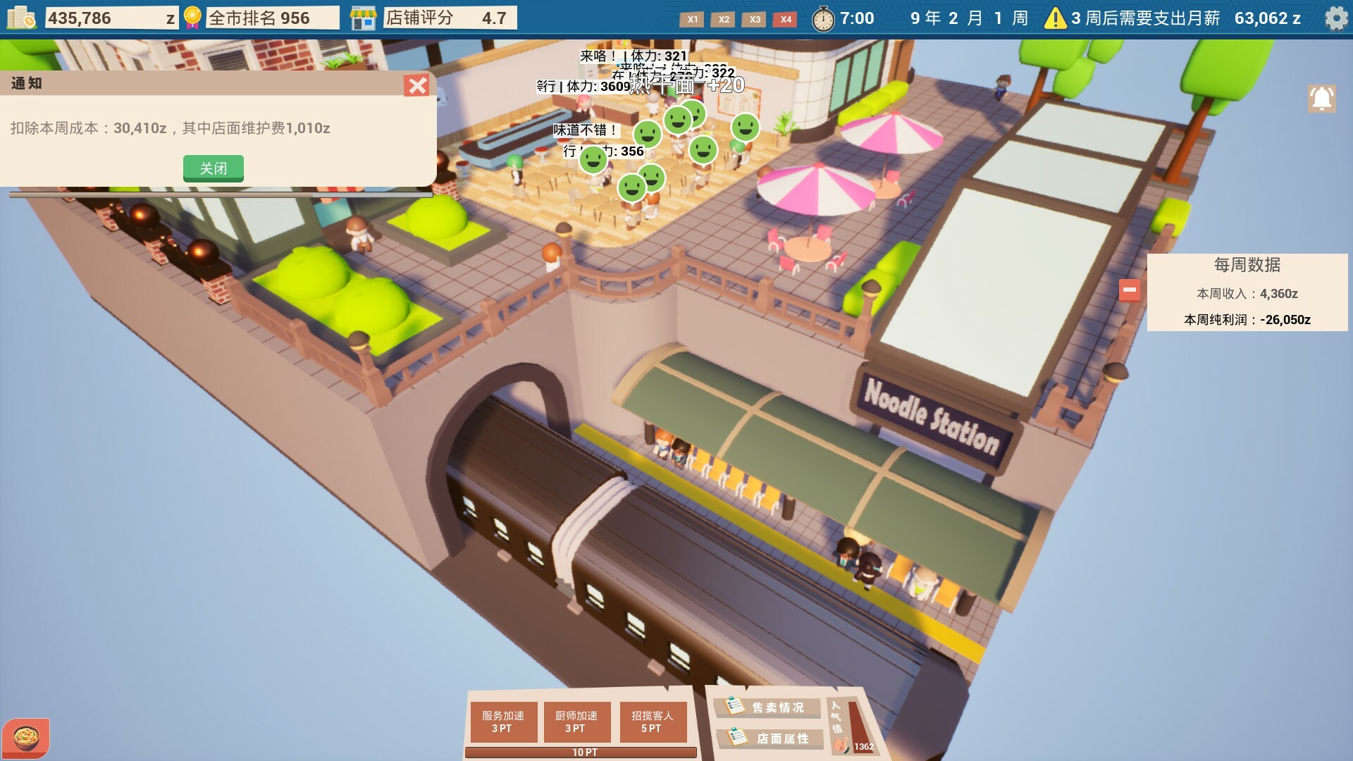 《都市小面馆 | City Noodle Shop Simulator | 繁简中文》打败竞争对手的中式面馆经营模拟游戏