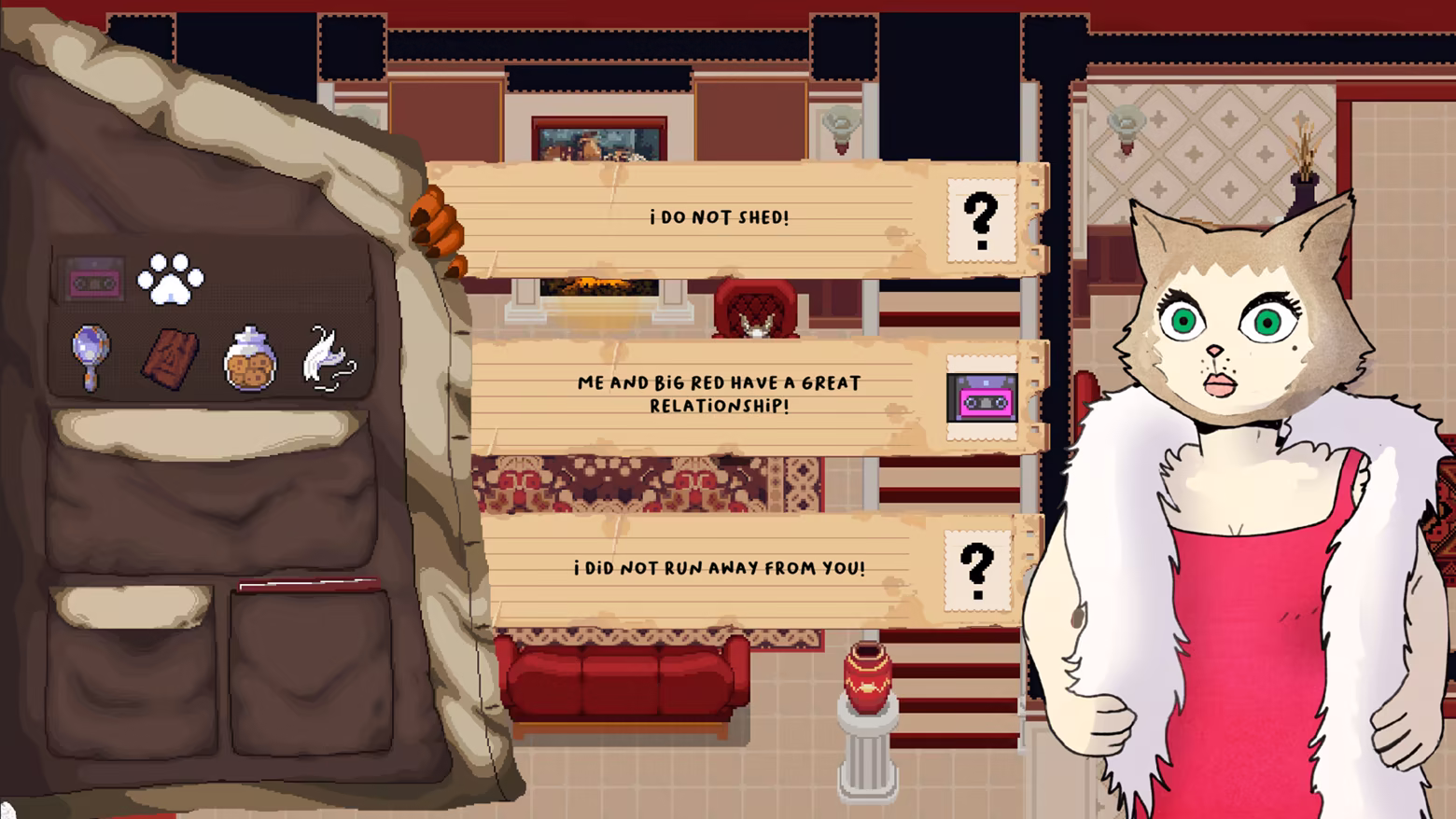 Personajes animales del juego
