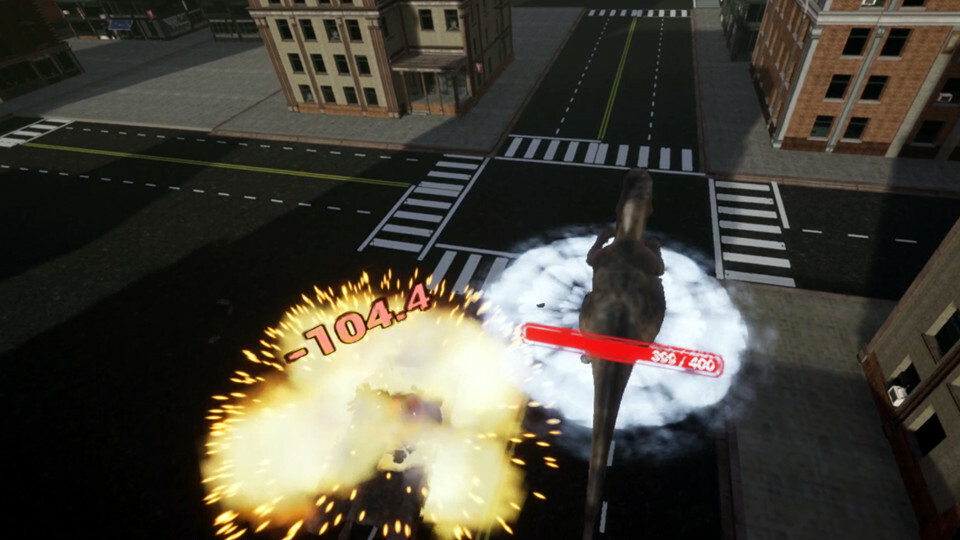 VR Dinosaur City War screenshot 2