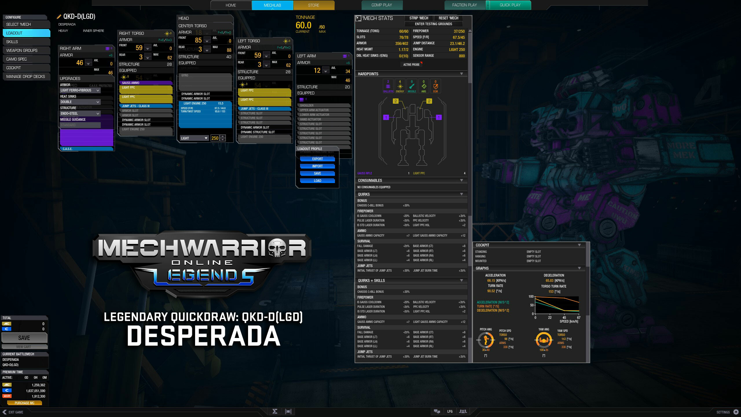 MechWarrior Online™ - Desparada Legendary Mech Pack screenshot 2