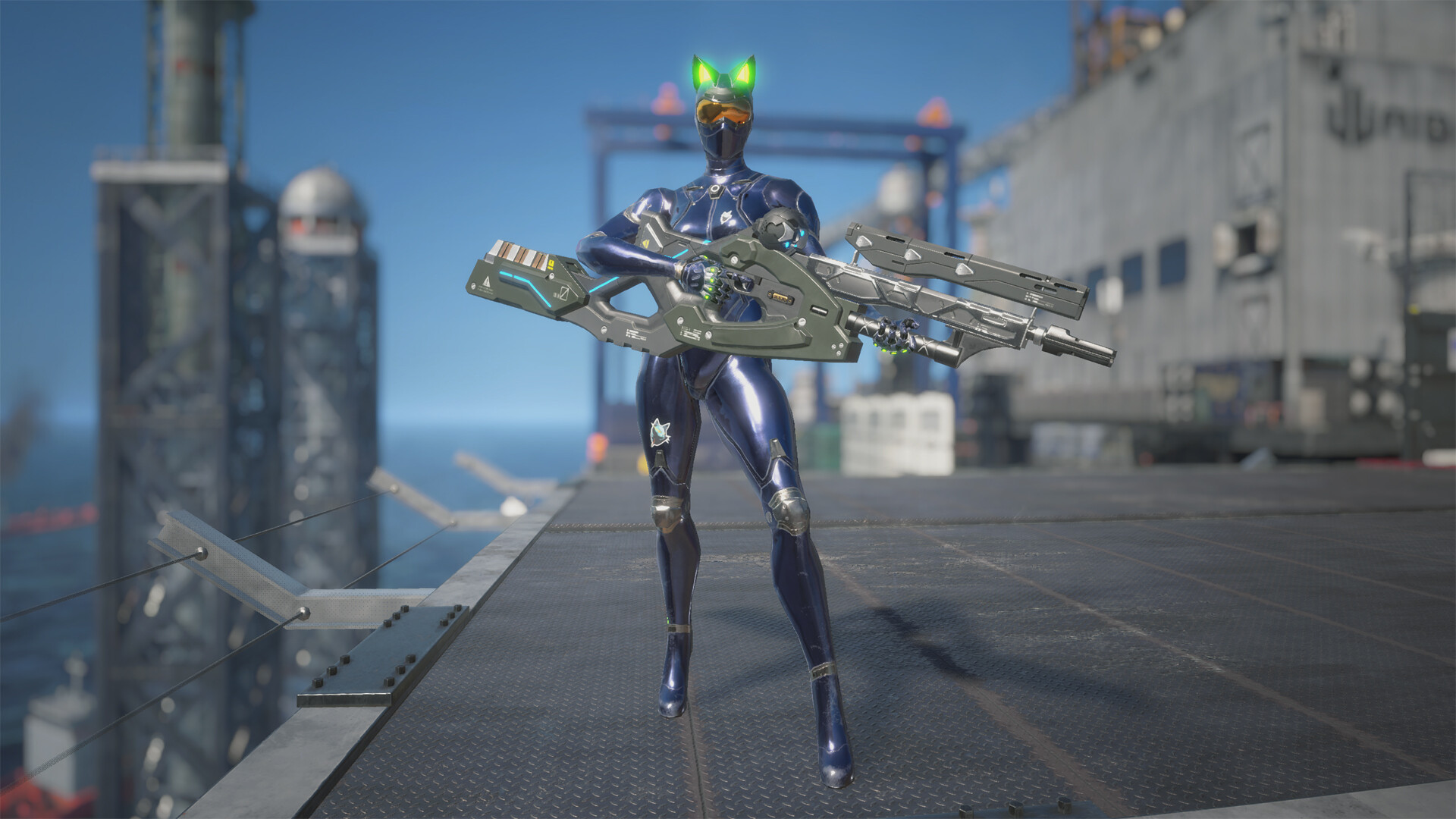 Exoprimal - Vigilant Metallic Cat Set screenshot 1