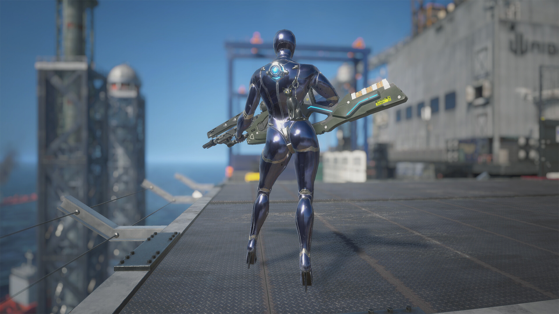 Exoprimal - Vigilant Metallic Cat Set screenshot 2