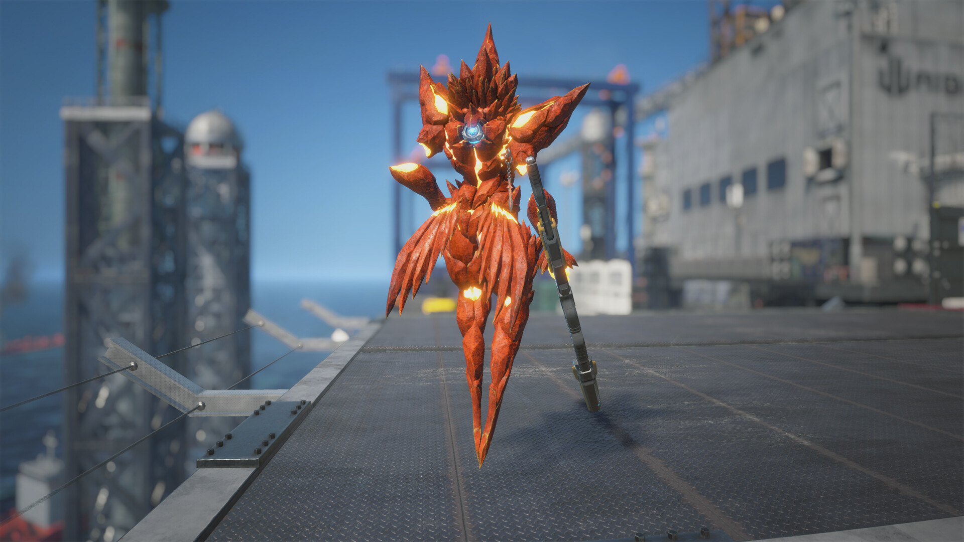 Exoprimal - Skywave Fire Guardian Set screenshot 2