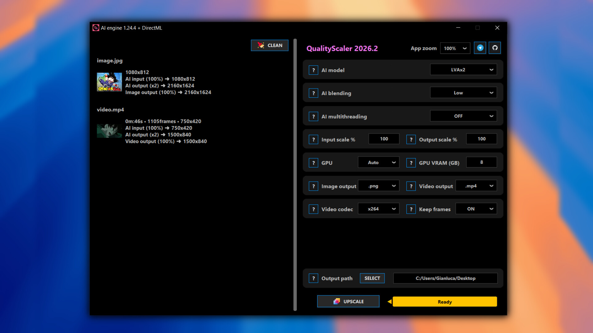 QualityScaler screenshot 7