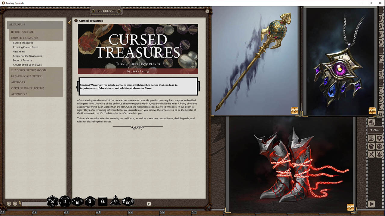 Fantasy Grounds - Arcadia Issue 019 screenshot 6