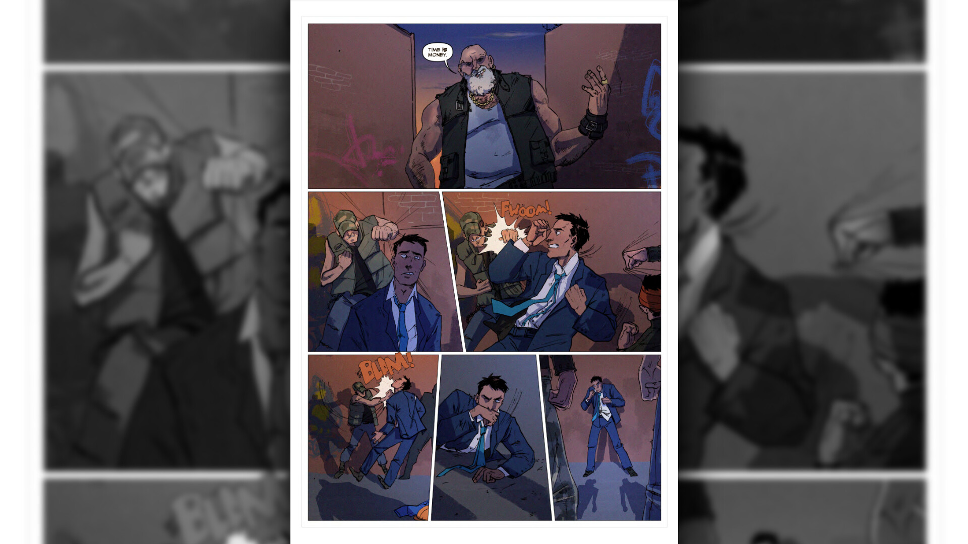 Punch Club 2: Fast Forward - Artbook and Comic Book screenshot 7