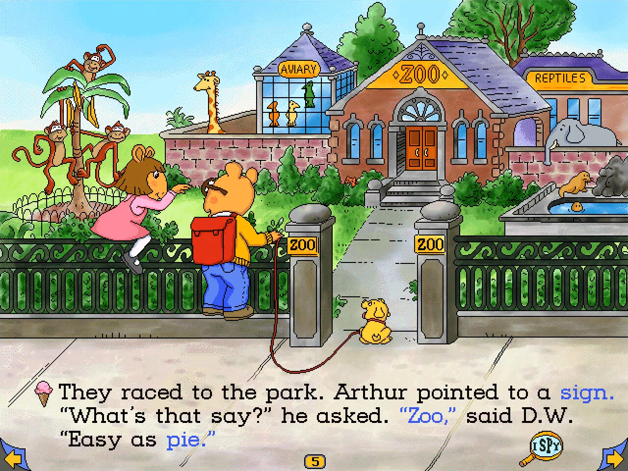 Arthur's Reading Race screenshot 2