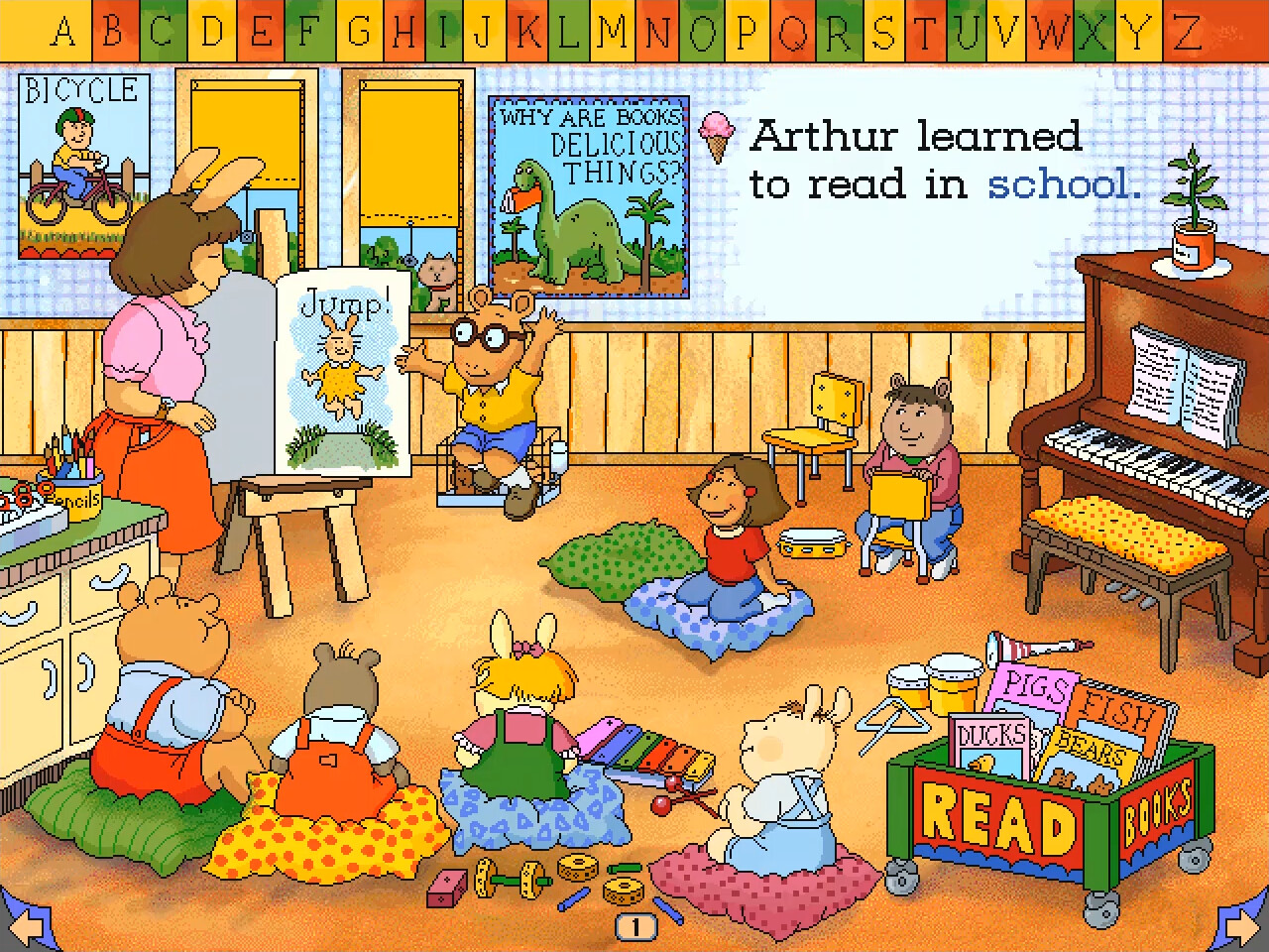 Arthur's Reading Race screenshot 1