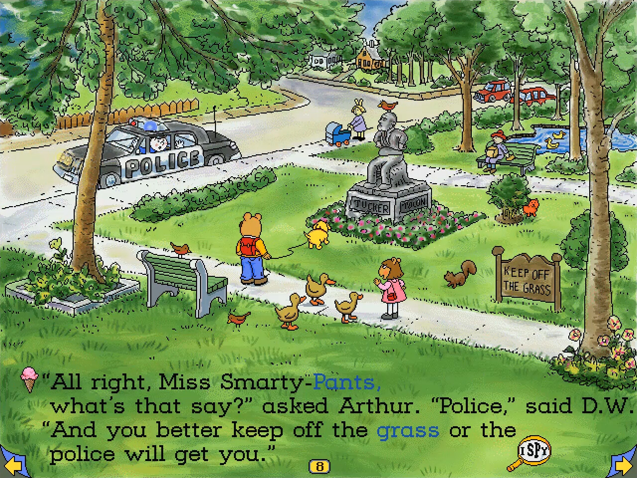 Arthur's Reading Race screenshot 5