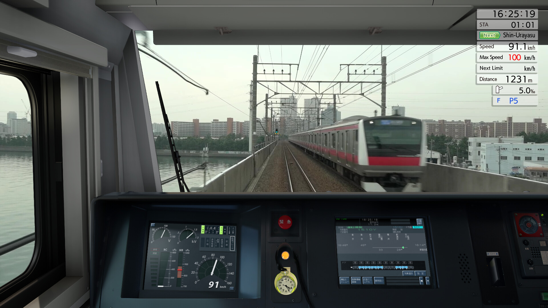 JR EAST Train Simulator: Keiyo Line (Soga to Tokyo) E233-5000 series screenshot 11