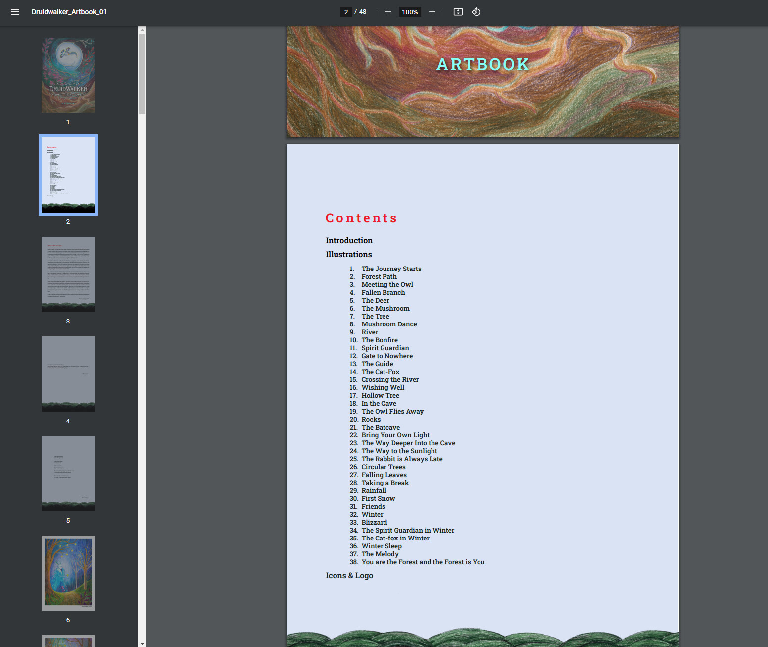 Druidwalker - Artbook screenshot 3