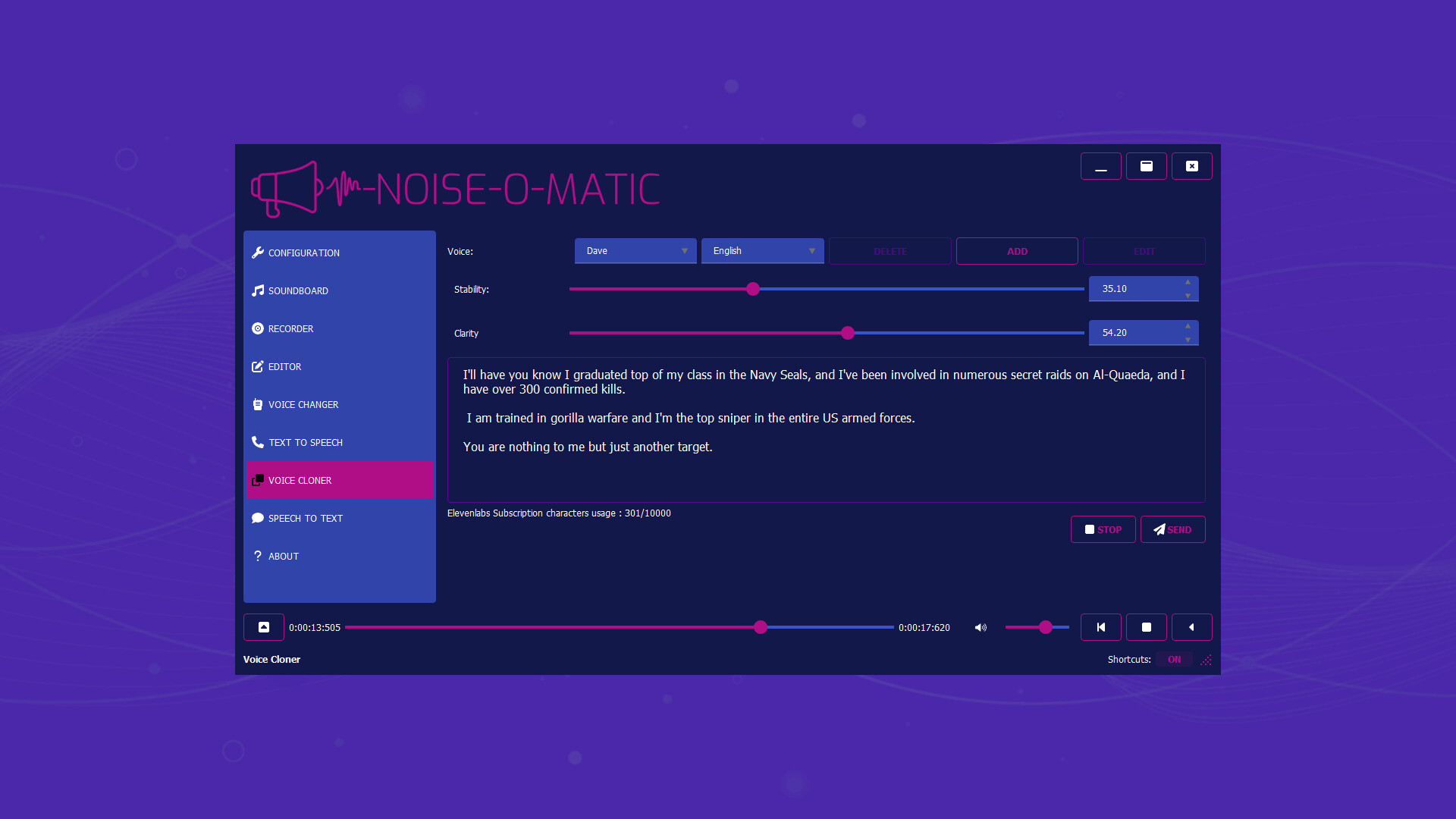 Noise-o-matic screenshot 7