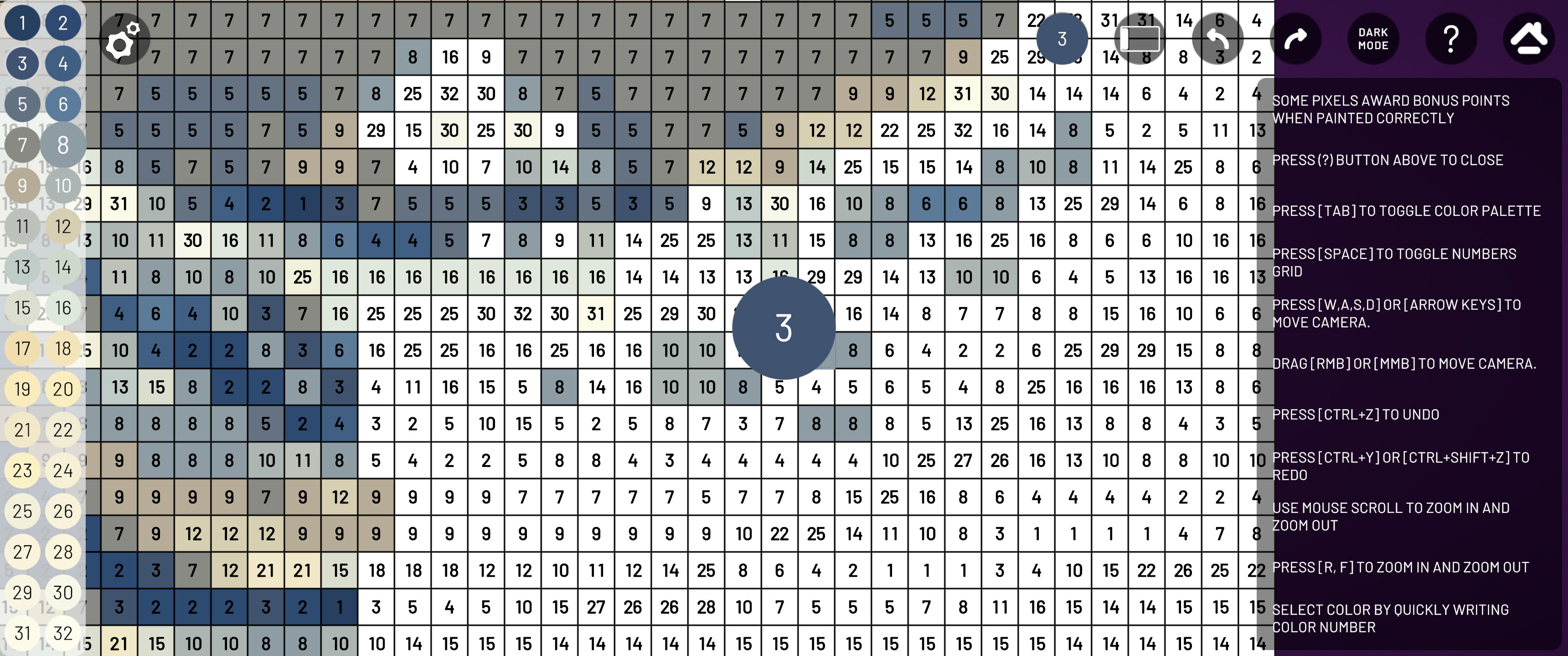 PIXEL ART BY NUMBERS screenshot 2