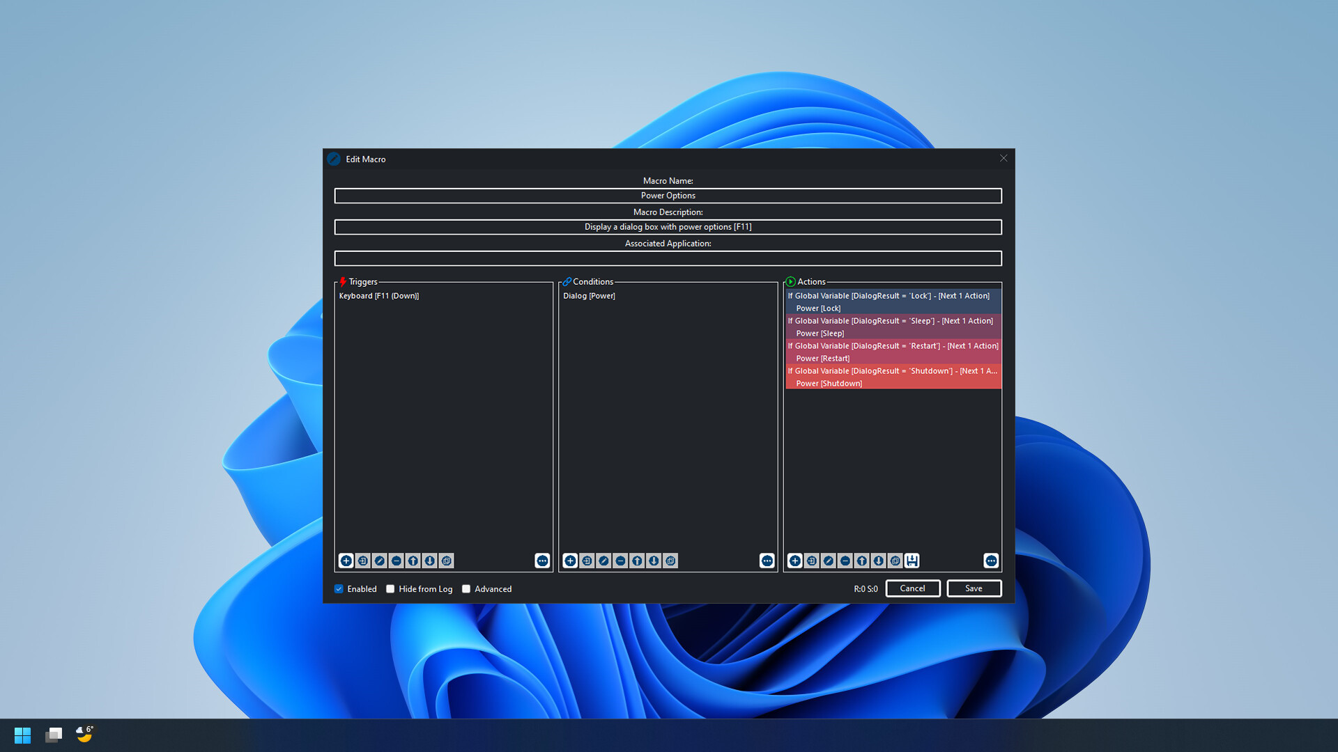 MacroWin screenshot 3