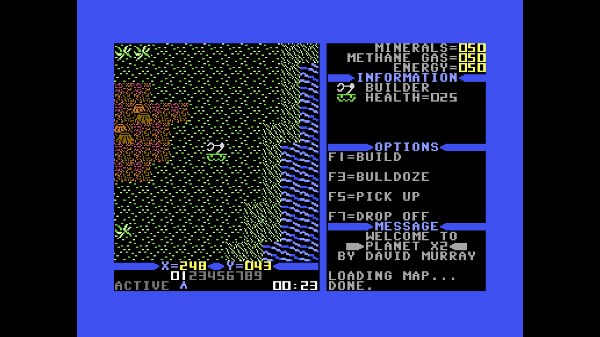 Planet X2 (C64) screenshot 1
