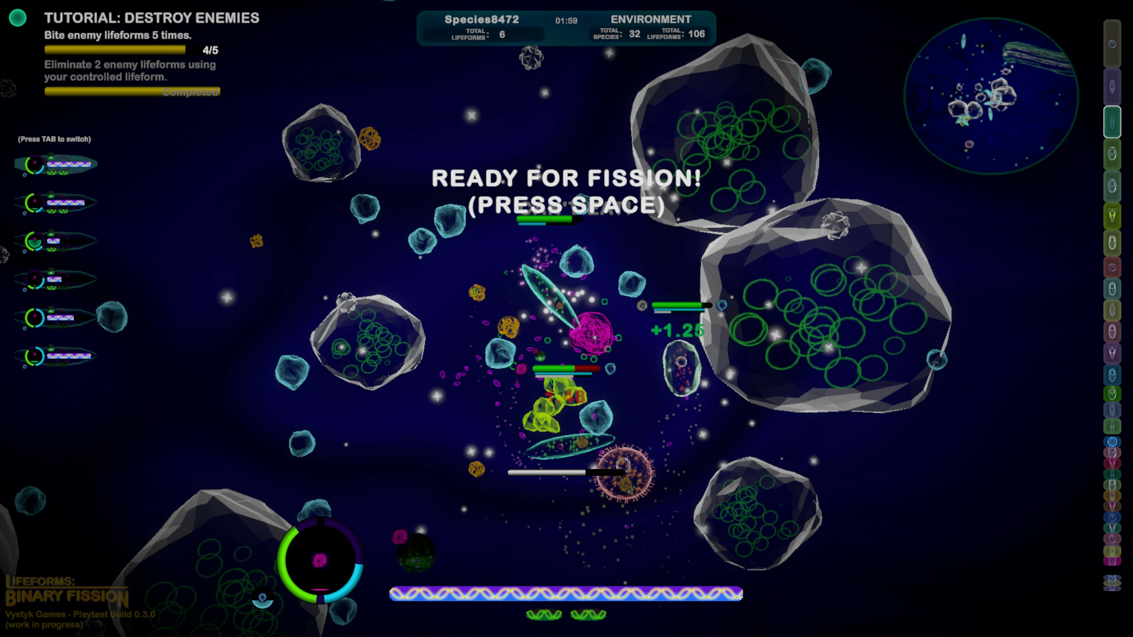 Lifeforms: Binary Fission screenshot 1