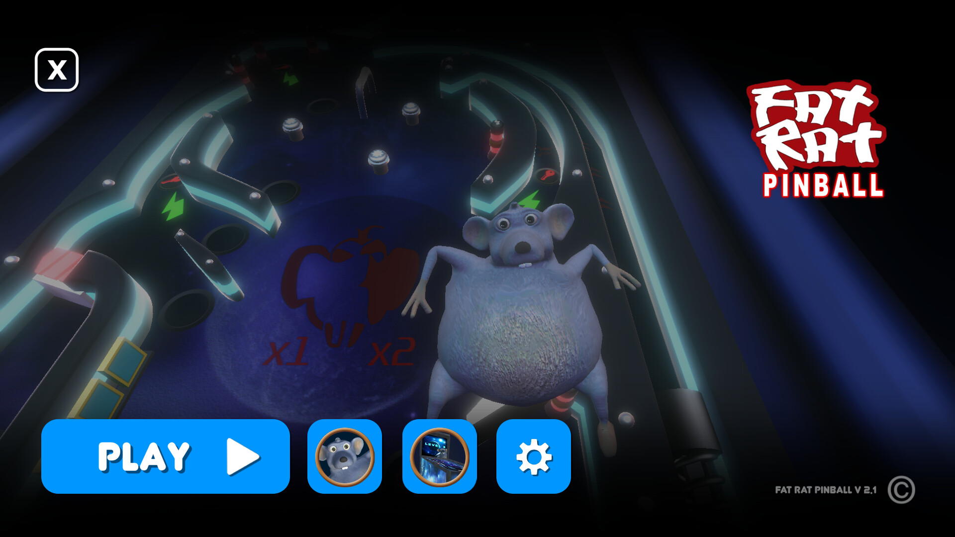 Fat Rat Pinball screenshot 1