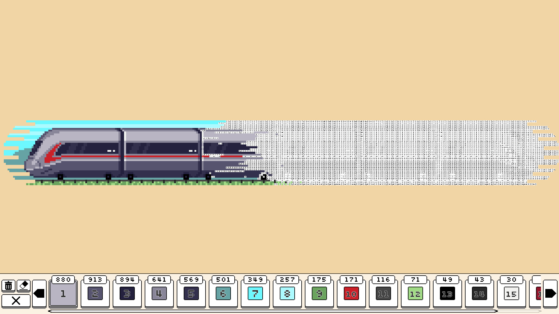 Coloring Pixels - Transport Pack screenshot 2