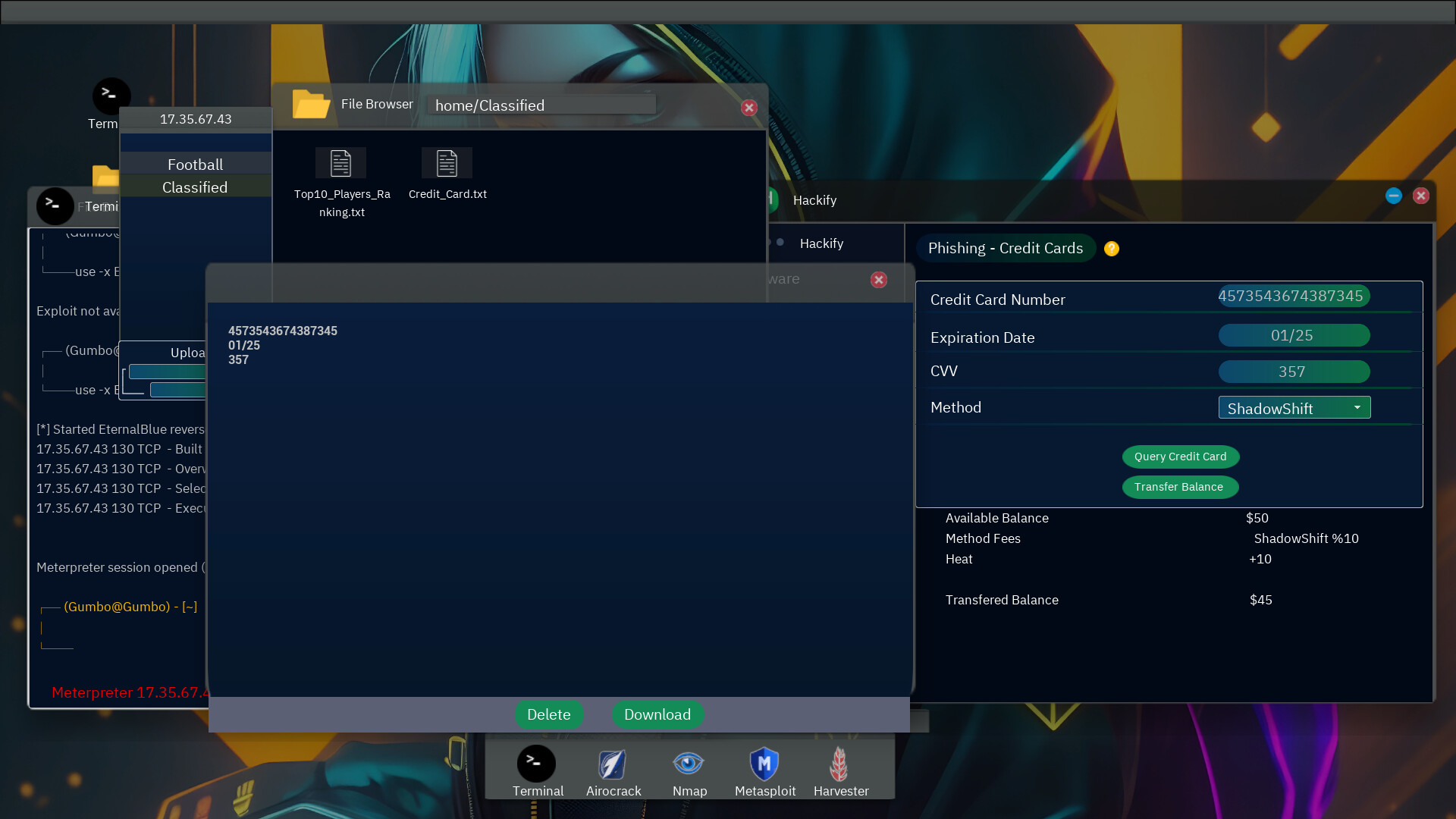 Anonymous Hacker Simulator screenshot 6